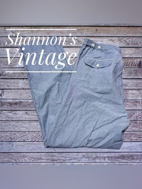 CHRISTIAN DIOR MONSIEUR VNTG 80s made in USA Sz Large Track Pants A49